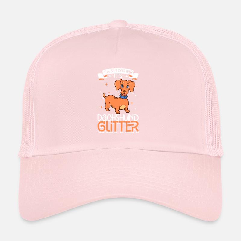Dachshund Glitter Trucker Cap
