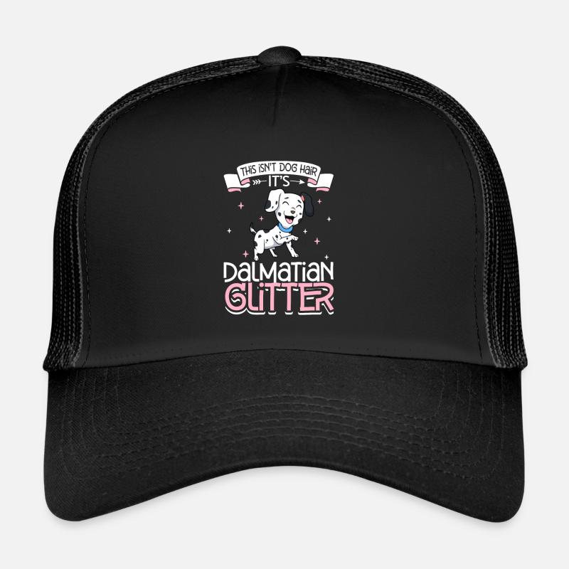 Dalmatian Glitzer - Trucker Cap - Schwarz/Schwarz