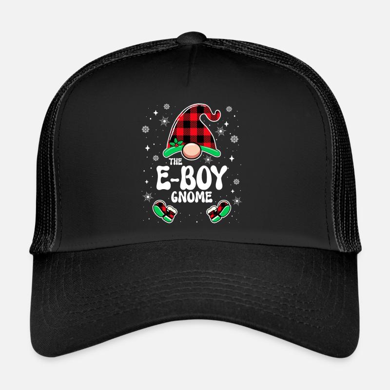 Noël En Famille Gnome E-Boy Casquette trucker 