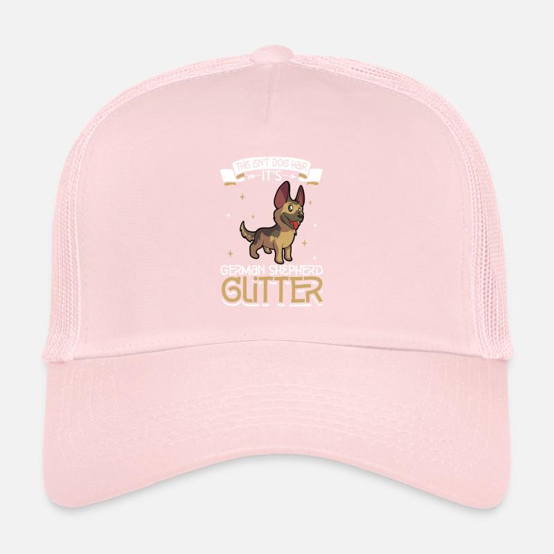German Shepherd Glitzer Trucker Cap