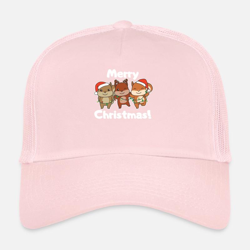Squirrel, Christmas, Winter, Animals, Squirrel Trucker Cap