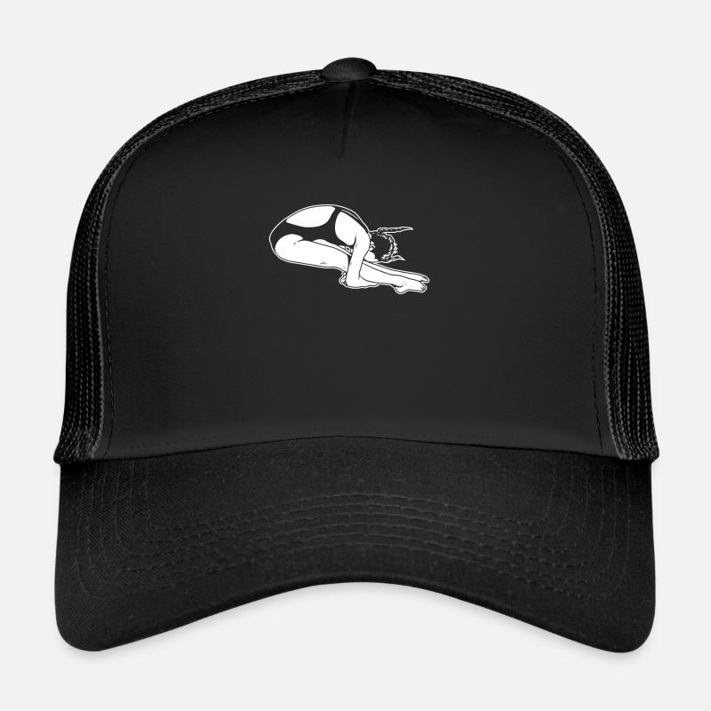 Turmspringen Turmspringer - Trucker Cap - Schwarz/Schwarz