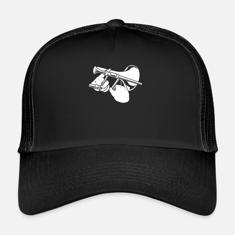 Spielmannszug Posaune - Trucker Cap - Schwarz/Schwarz