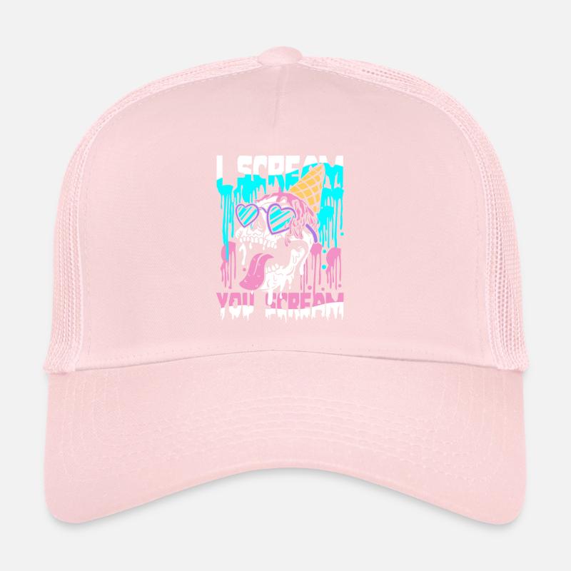 I scream you scream | cool summer skull Trucker Cap