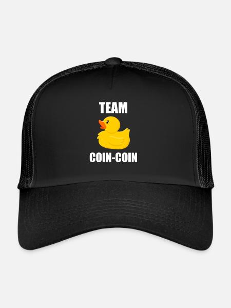 Team - Coin coin - Trucker Cap - black/black - Front