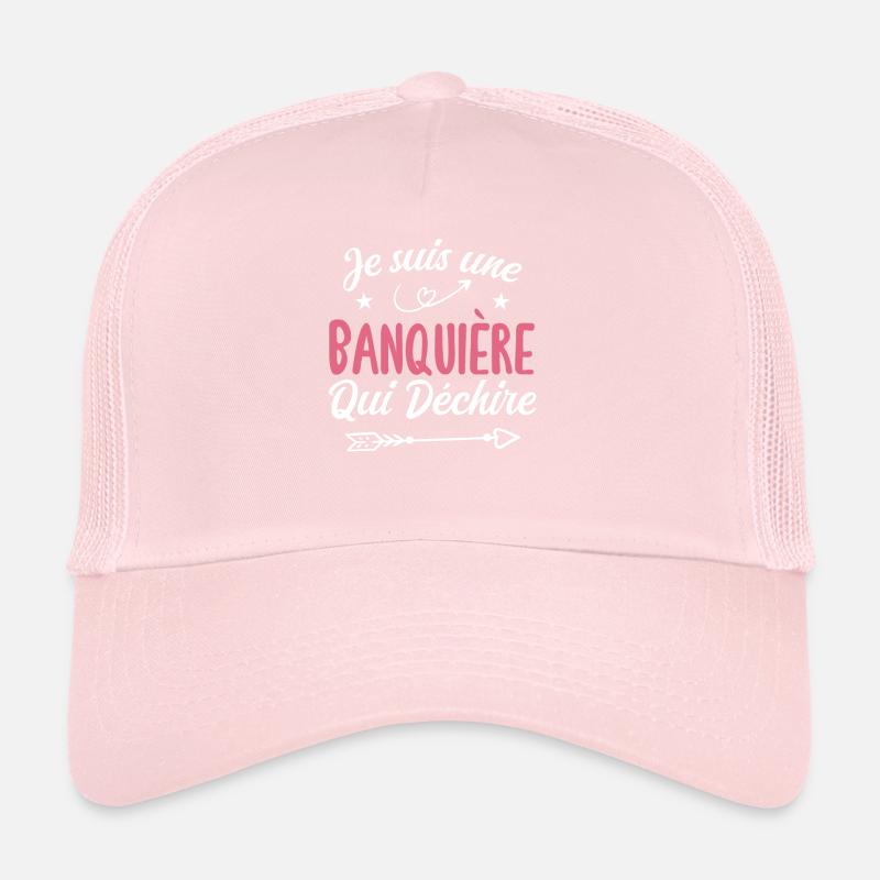 Je Suis Une Banquière Qui Déchire Casquette trucker 
