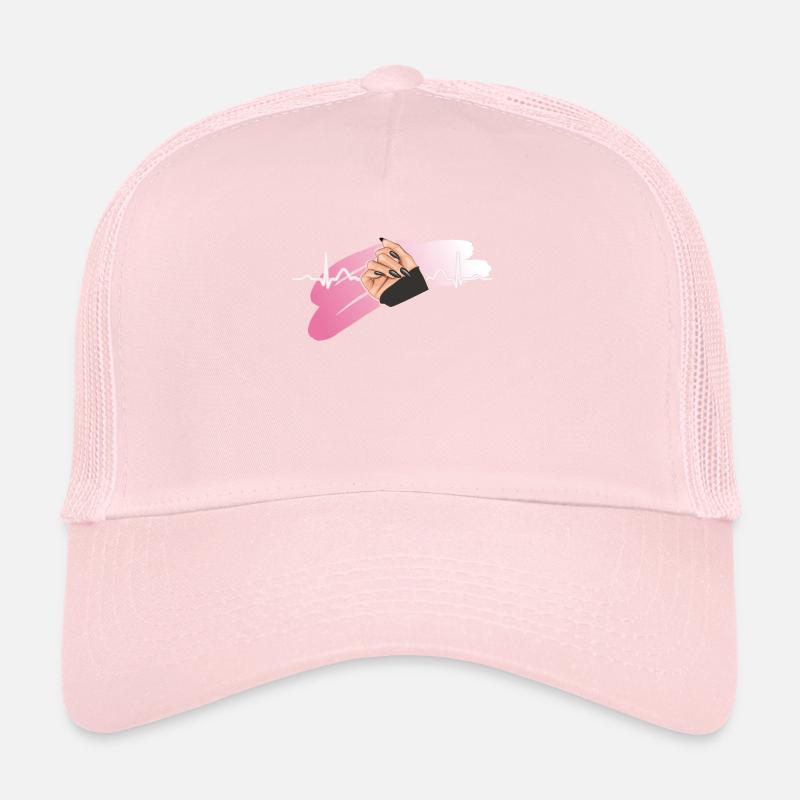 Heartbeat Naildesign Nagelstudio Tech Trucker Cap