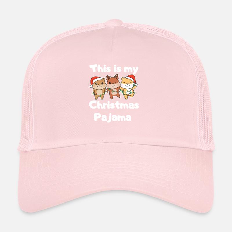 Pyjama de Noël hamster Casquette trucker 