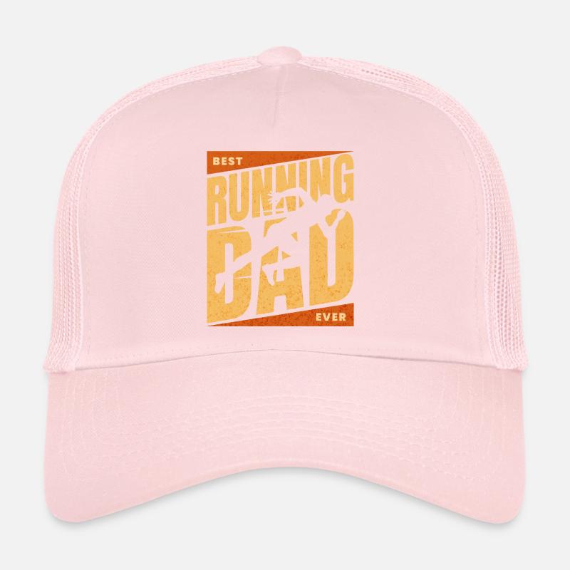 Papa Coureur Marathon Meilleur Papa Runner Casquette trucker 