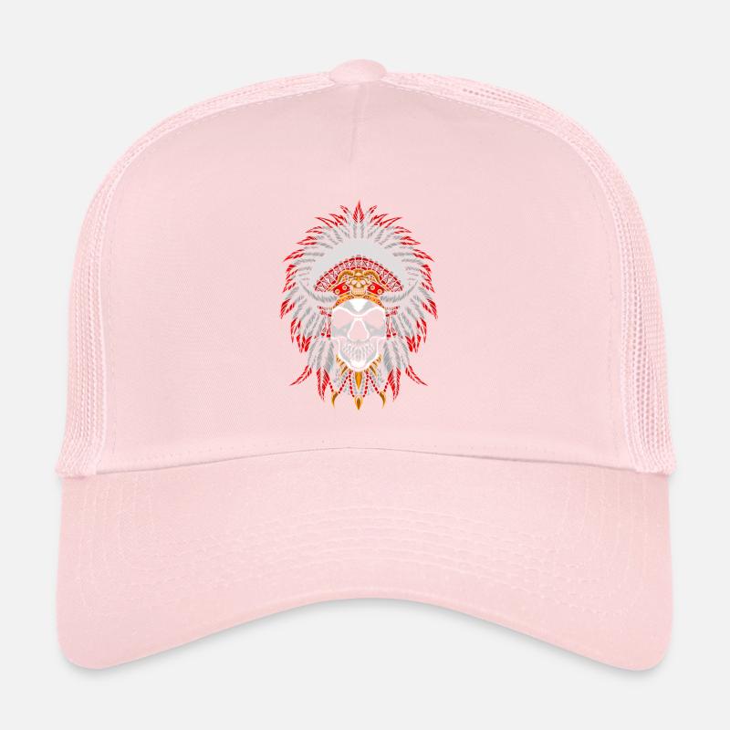 Crâne indigène Casquette trucker 