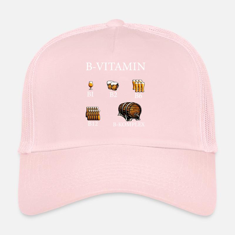 Vitamine B Bière Alcool Casquette trucker 