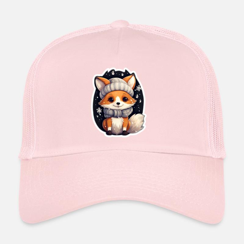 Fuchs in Winternacht Trucker Cap