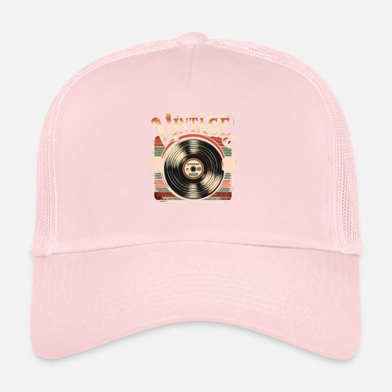Retro Vinyl Vintage Legend 1966 Geburtstag Trucker Cap