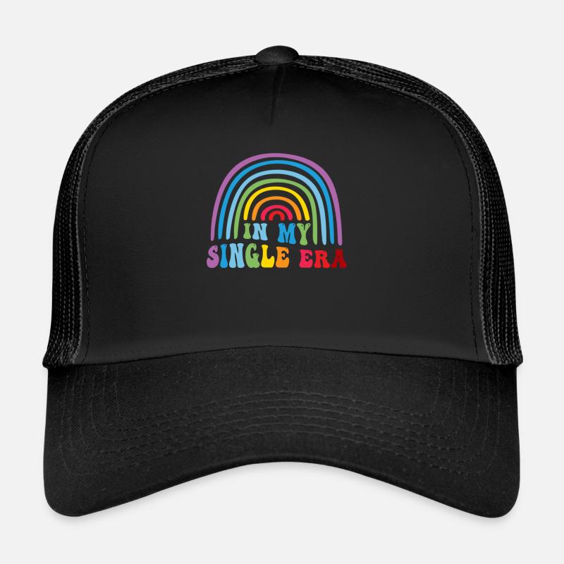 Dans mon ère de célibataire drôle de vie de célibataire Casquette trucker 