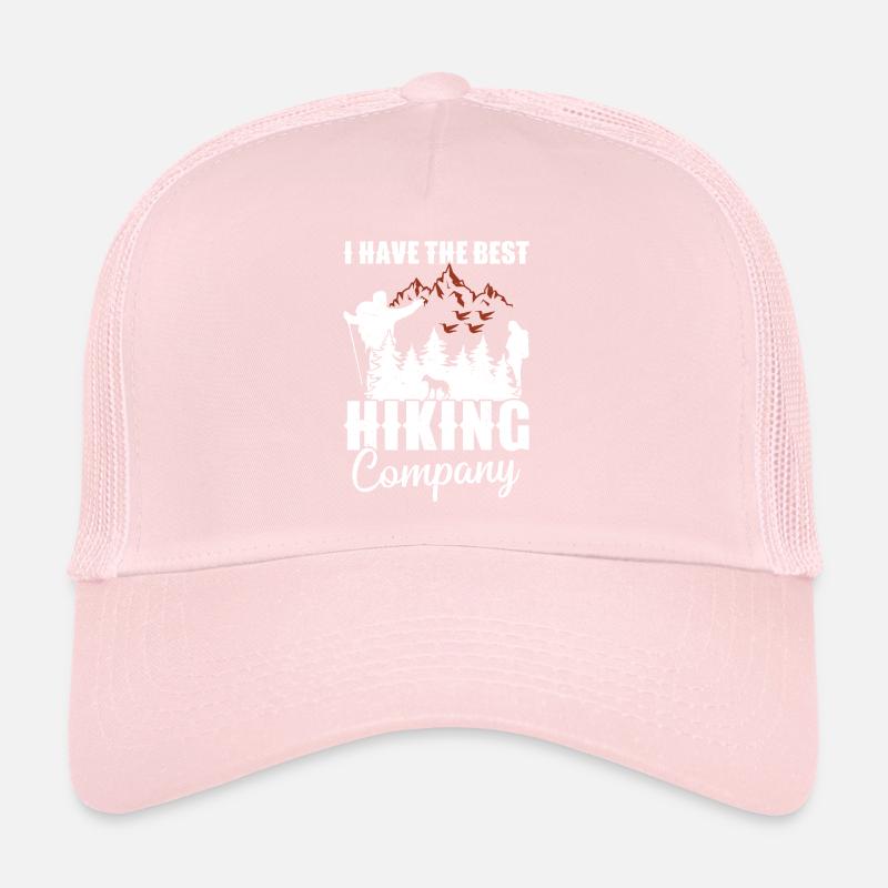 Bergsteigen Wanderer liefert Hundehalter Trucker Cap