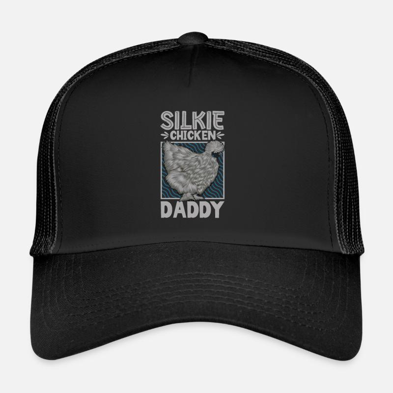 Silky Chicken Dad Trucker Cap
