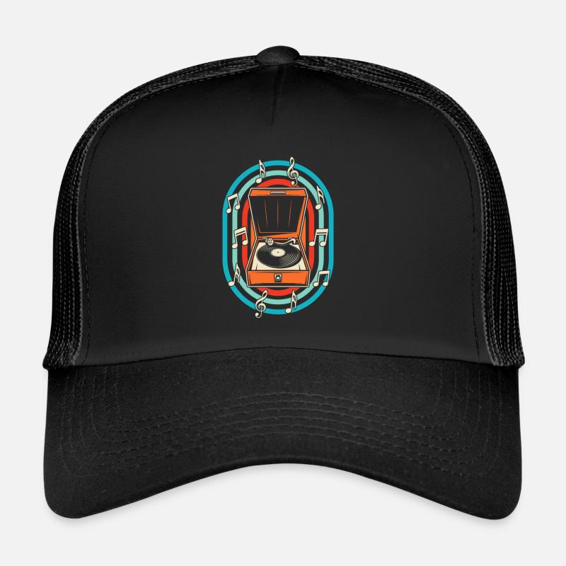 Collectionneur de disques vinyles Casquette trucker 