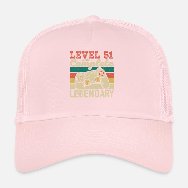Stufe 51 abgeschlossen, 51 Geburtstagsgeschenk Trucker Cap