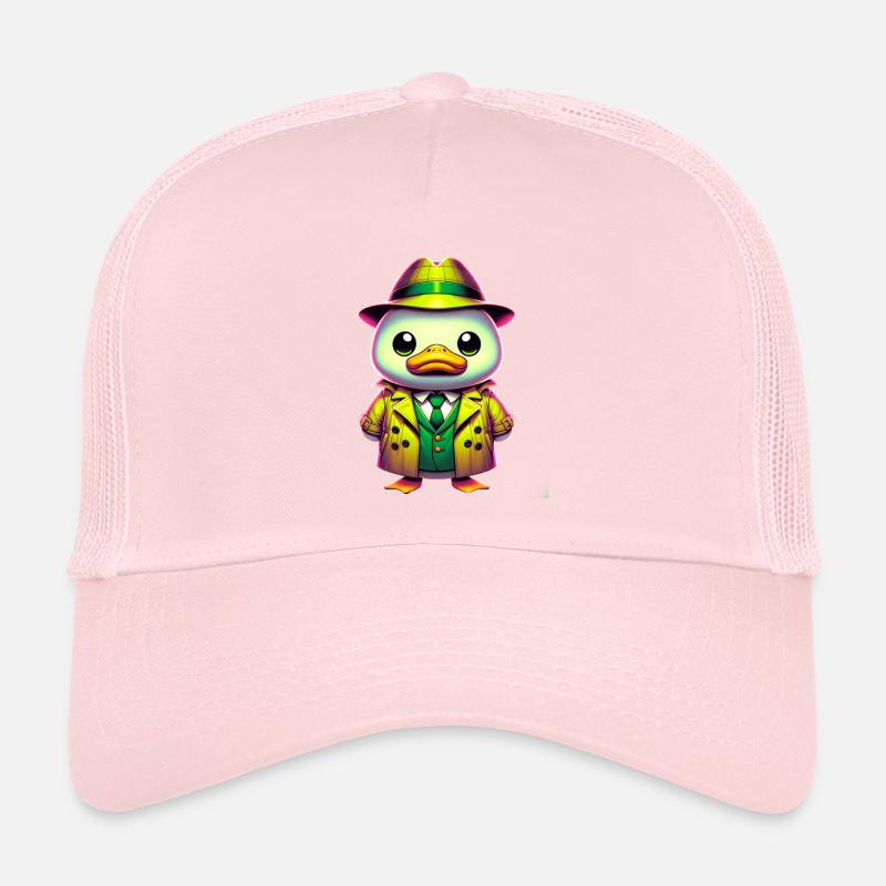 Mr.Detective Duck Trucker Cap