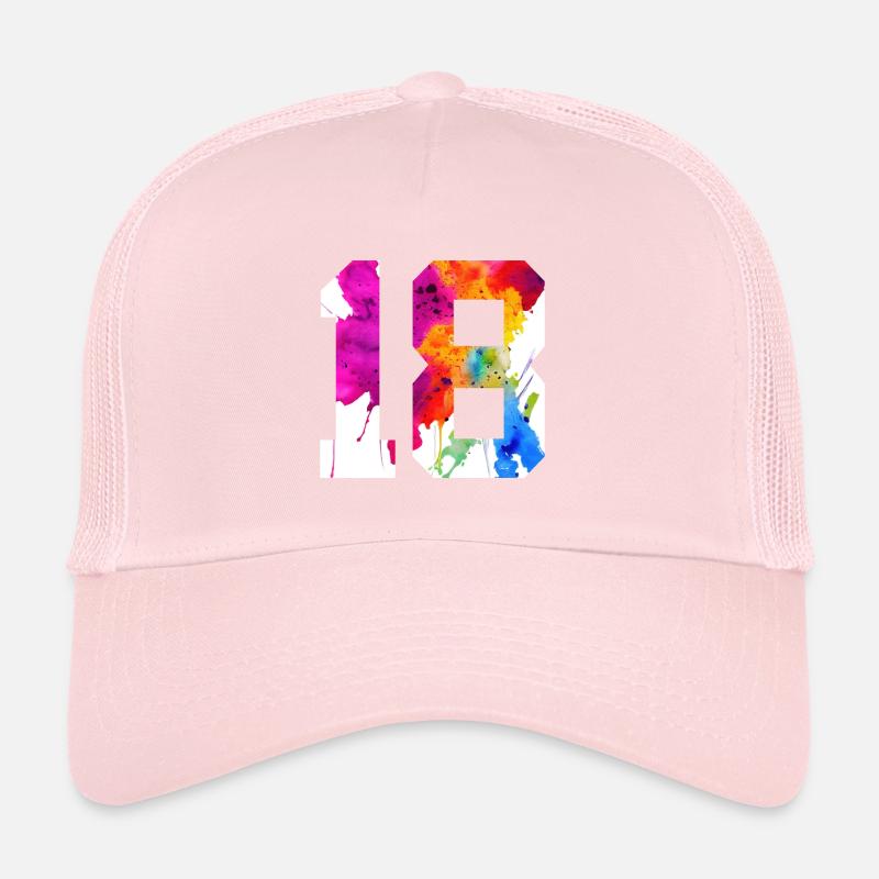 NUMÉRO 18 ANS 18ÈME ANNIVERSAIRE Casquette trucker 