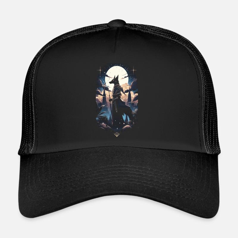 Anubis Gott Gaming Ägypter Trucker Cap