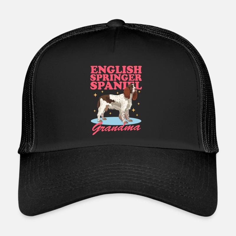 Anglais Springer Spaniel Granny chiens cadeau Casquette trucker 