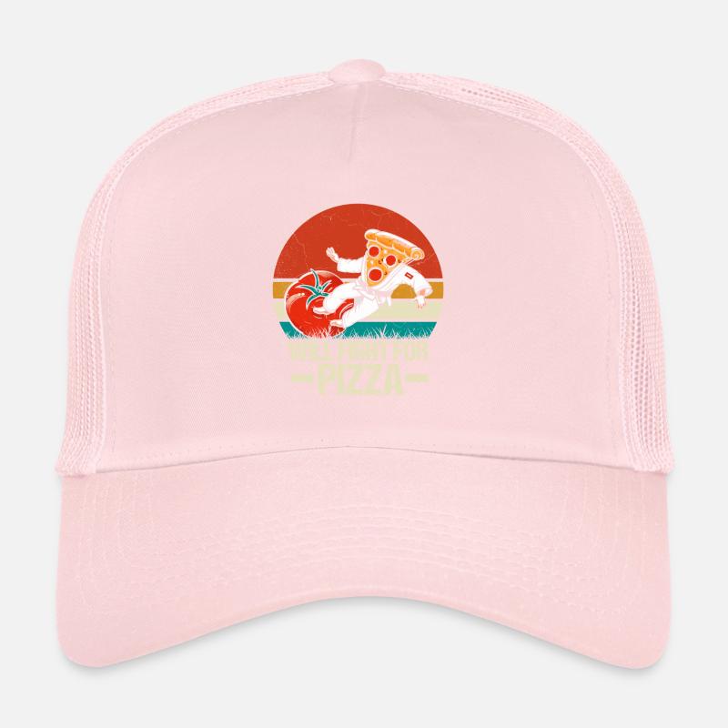 Will fight for Pizza Karate Trucker Cap