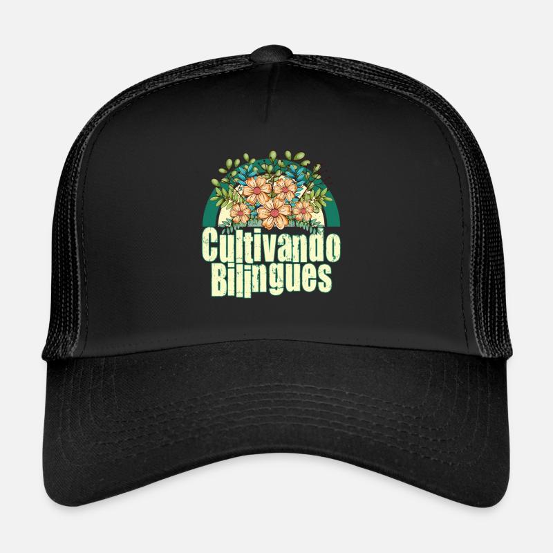 Cultivando Bilingües Spanischlehrer Bekleidung Trucker Cap