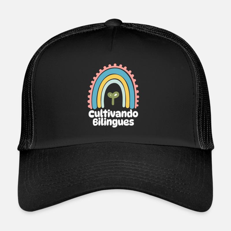 Cultivando Bilingües Spanischlehrer Bekleidung Trucker Cap