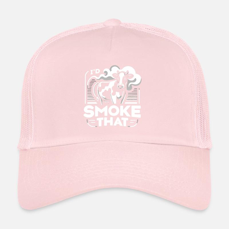 Ich würde das Fleisch-BBQ rauchen Trucker Cap