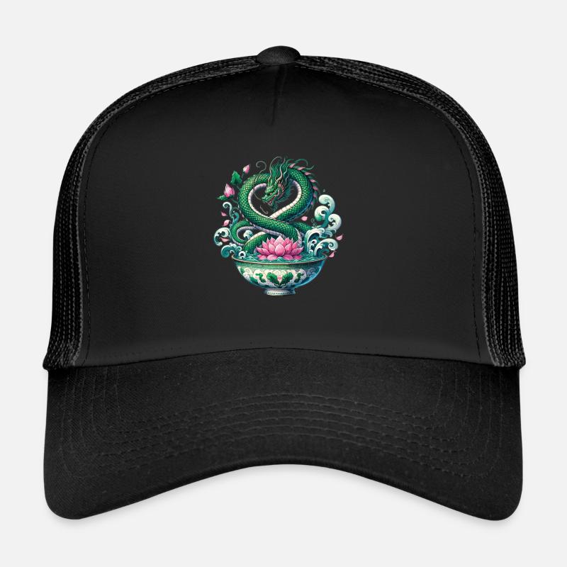 Thé Dragon Chinois et Fleur de Lotus Casquette trucker 