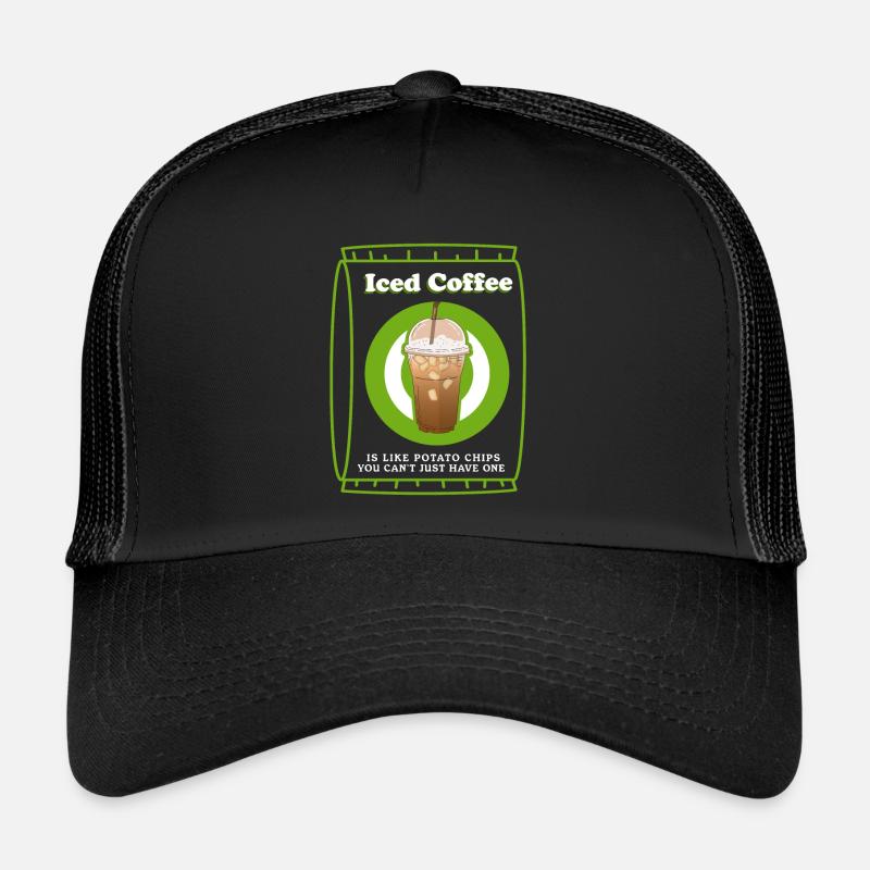 Eiskaffee Kaffeeliebhaber Geschenk Trucker Cap