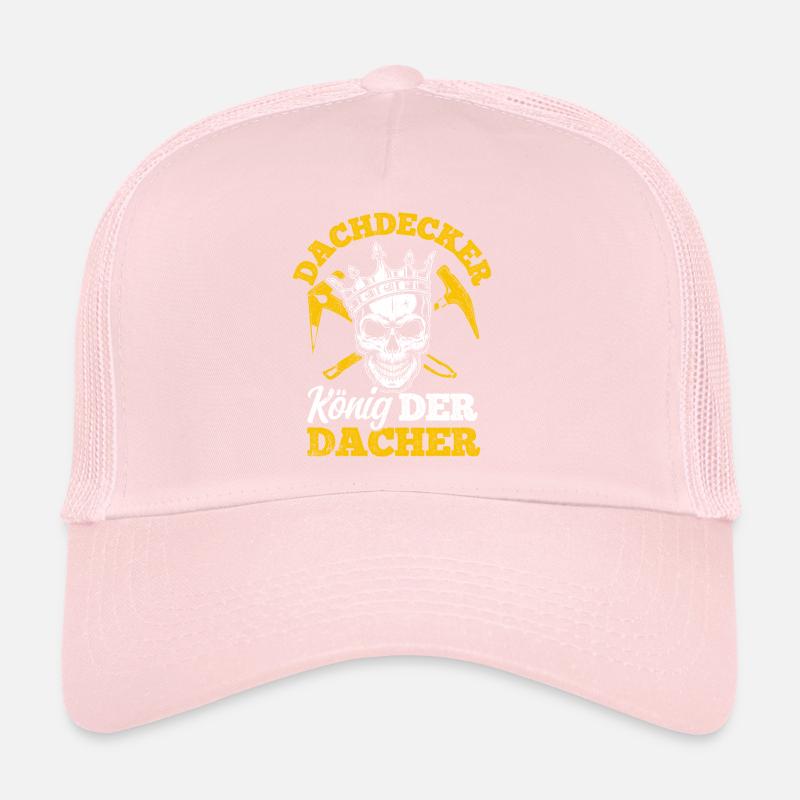 Dachdecker König Der Dächer Prüfung Kollege Dachde Trucker Cap