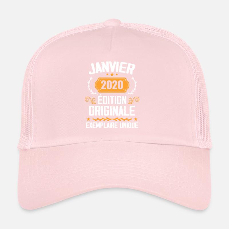 Anniversaire Cadeau Millésime Janvier 2020 - 2020 Casquette trucker 