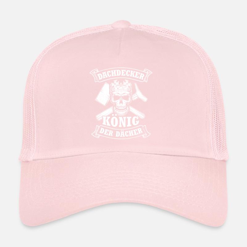 Dachdecker Dach Dächer König Handwerker Baustelle Trucker Cap
