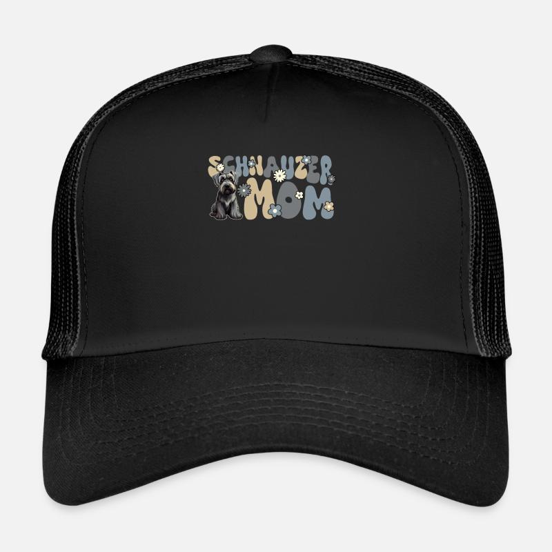 Schnauzer géant Groovy Schnauzer maman Casquette trucker 