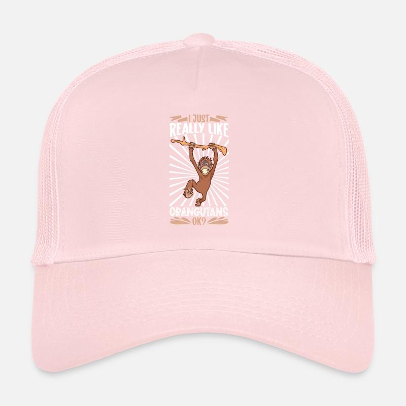 J’adore les orangs-outans - Orangs-outans Casquette trucker 