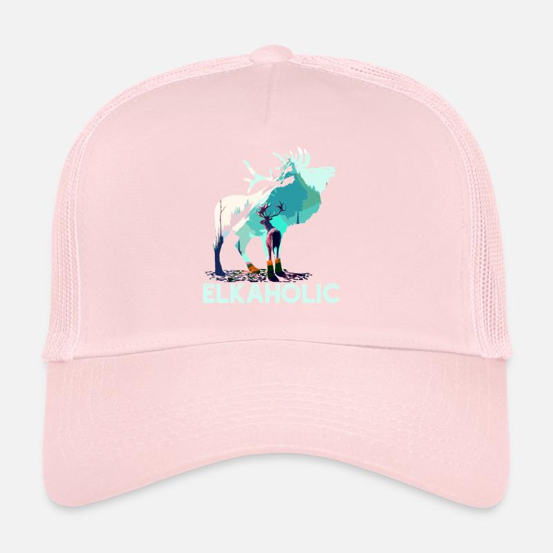 Elchjagd Elkaholic Jäger Trucker Cap