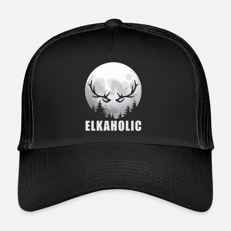 Chasse à l’élan Chasseurs Elkaholic Casquette trucker 
