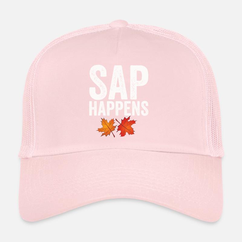 Maple Syrup Tree Tapping Funny Autumn Trucker Cap