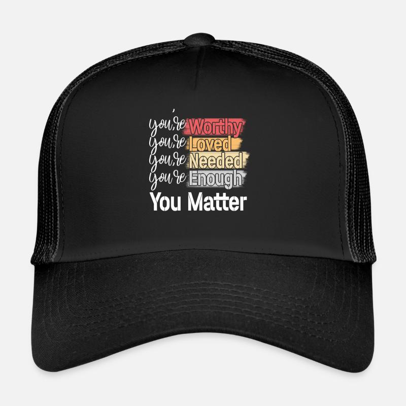 Dépression et conscience bipolaire : Casquette trucker 