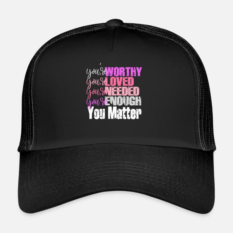 Depression and Bipolar Awareness: Trucker Cap
