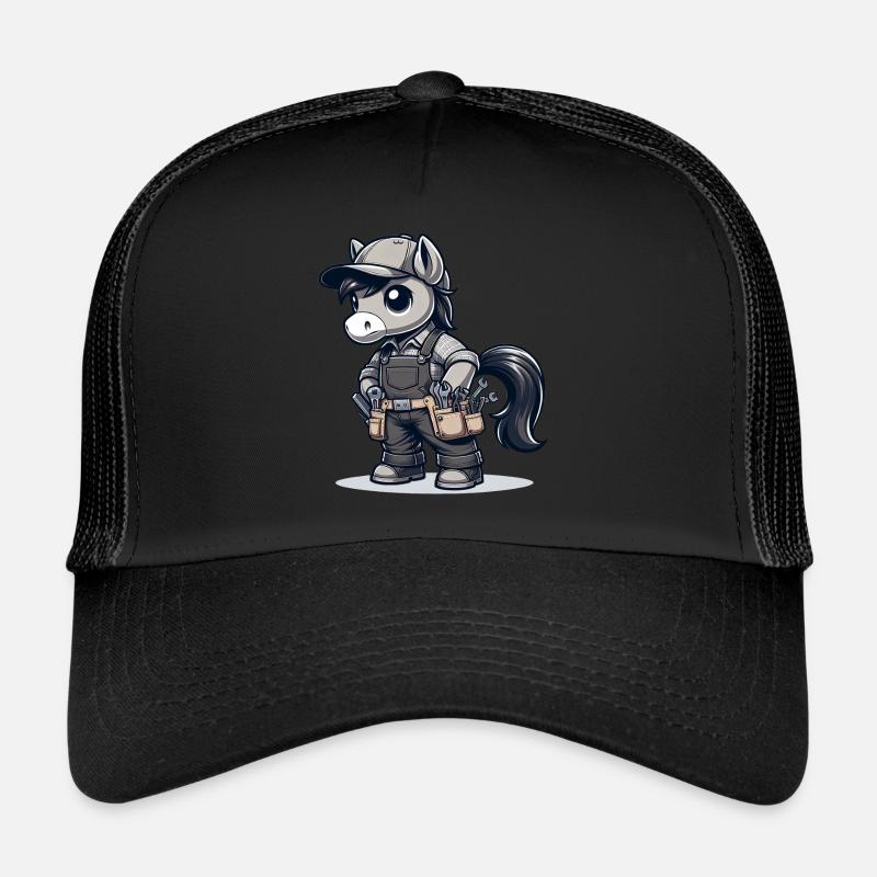 Artisan de cheval mignon Casquette trucker 