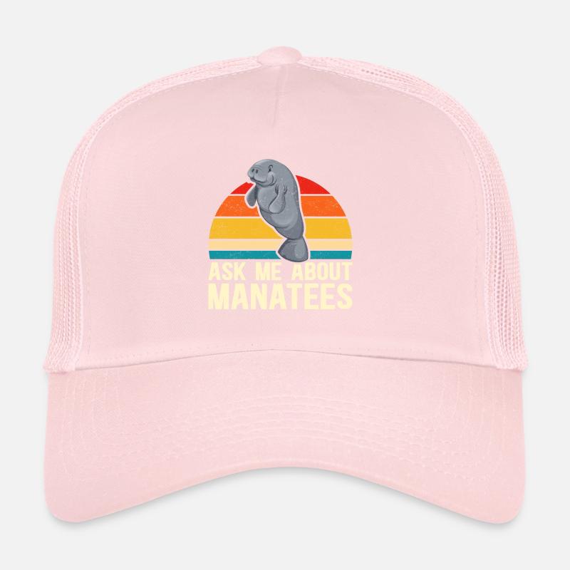 Manati Manatee Rundschwanzseekuh Manatis Geschenk Trucker Cap