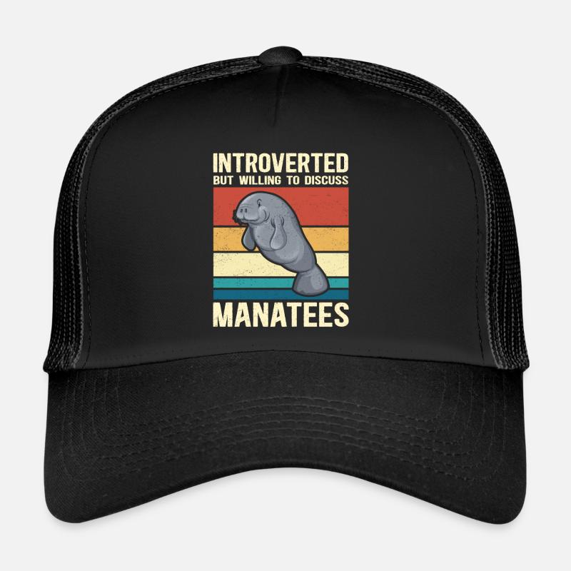 Manatee Manatee Manatee Manatee Manatee Gift Trucker Cap