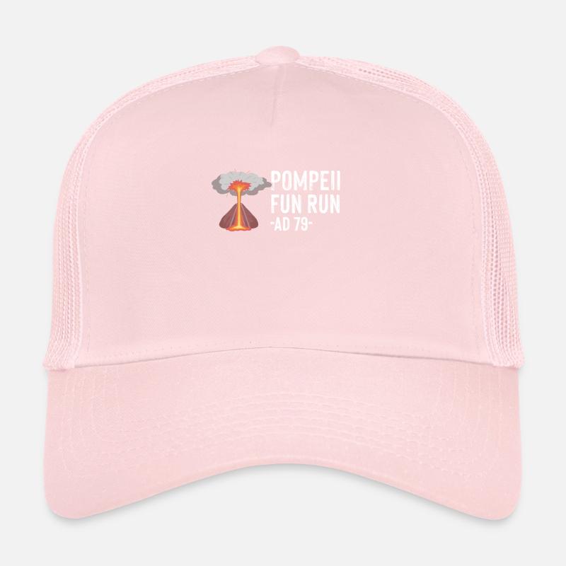 Pompeii Fun Run Italienischer Vulkan Geeks Trucker Cap
