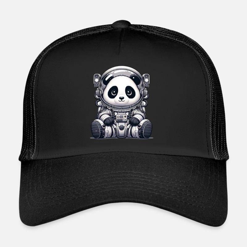Astronaute panda mignon Casquette trucker 