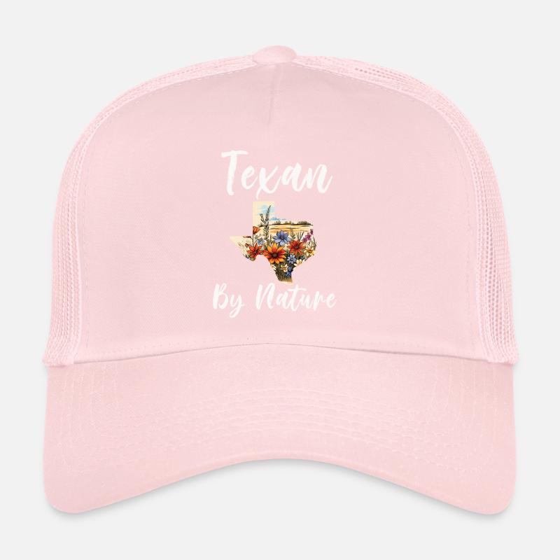Champs de fleurs sauvages Fleurs sauvages Bluebonnet Casquette trucker 