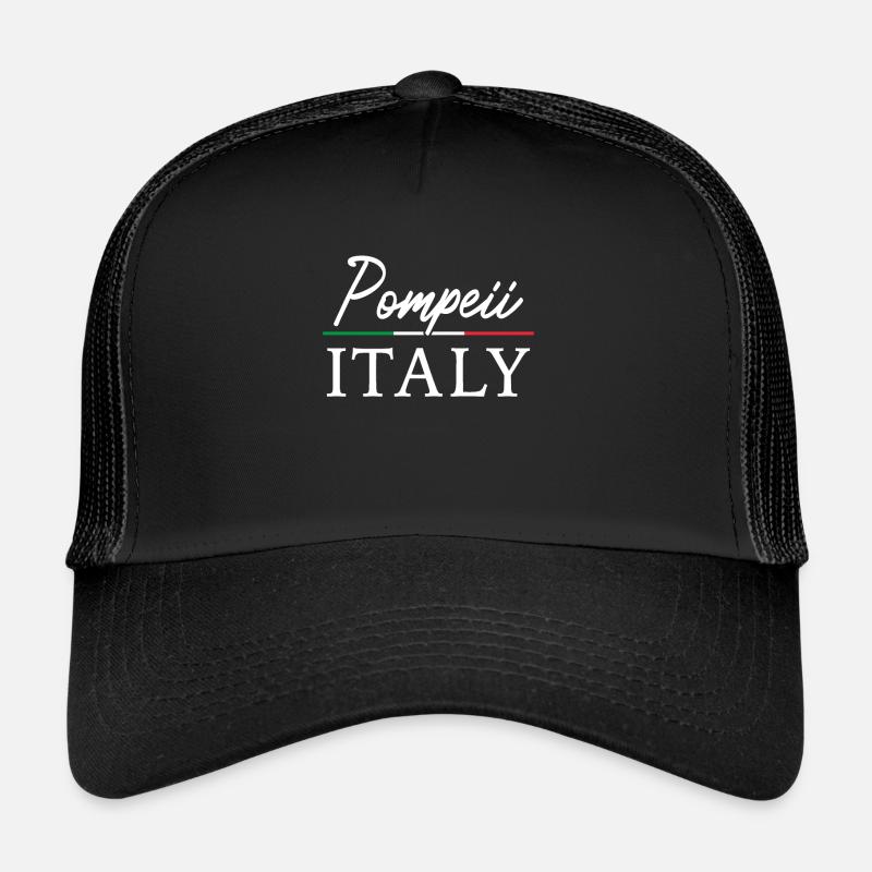 Pompeii Italy volcanic eruption Trucker Cap