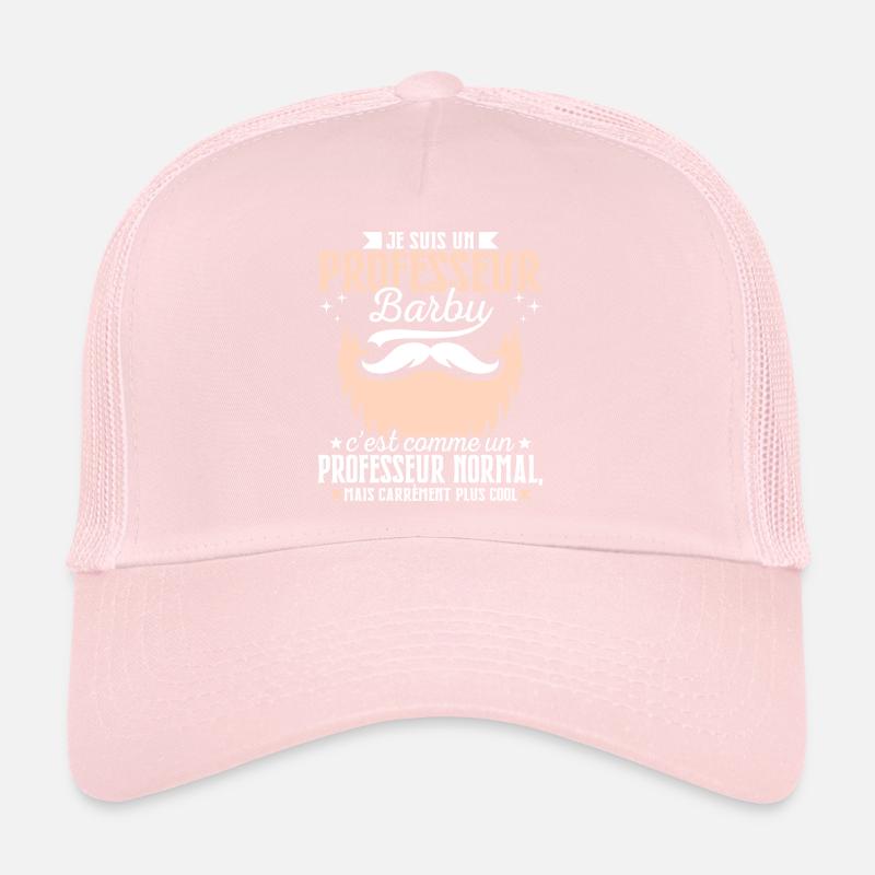 Barbe Humour Professeur Barbu Casquette trucker 